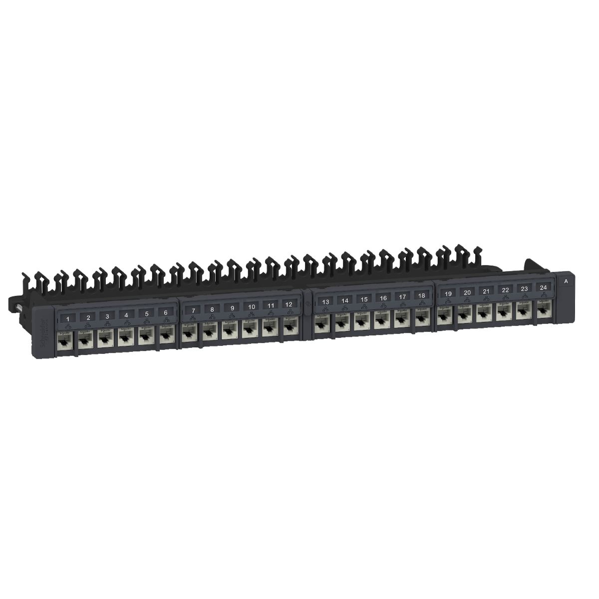 Bảng điều khiển Patch panel Actassi FLEX Cat 6 UTP 24 cổng