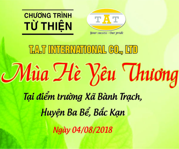 CHUYẾN CÔNG TÁC TỪ THIỆN “MÙA HÈ YÊU THƯƠNG” 